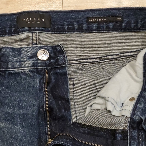 PACSUN LOS AGELES SKINNYJEANS - Picture 5 of 10